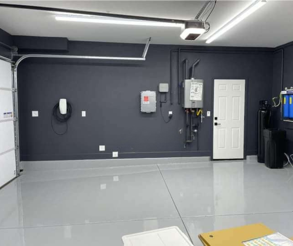 beautiful full interior garage walls painting